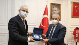 Başkan Demirtaş, Rektör Ünal Yavuz’u makamında misafir etti