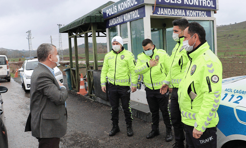Başkan Özdemir’den polislere ziyaret