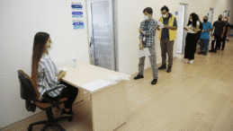 Atakum Belediyesi personeli ilk doz aşısını oldu