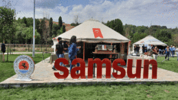 Ahlat Türk Oba Çadırı’ nda ‘Samsun’ standına büyük ilgi