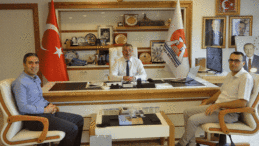 OKA Genel Sekreteri Şahin’den Havza Belediye Başkanı Özdemir ziyaret