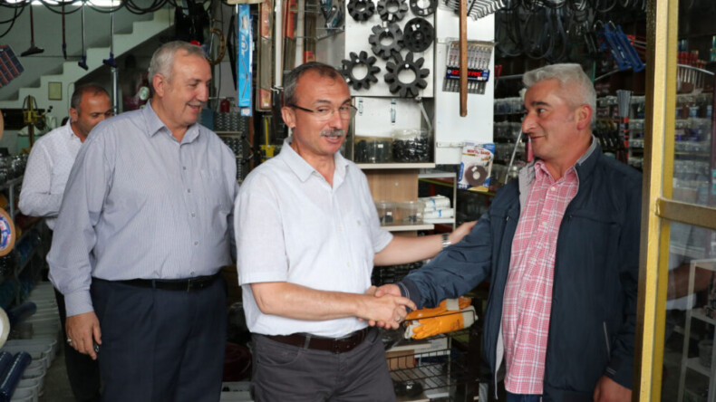 Ak Parti Samsun Milletvekili Kırcalı Havza’da sanayi esnafını ziyaret etti