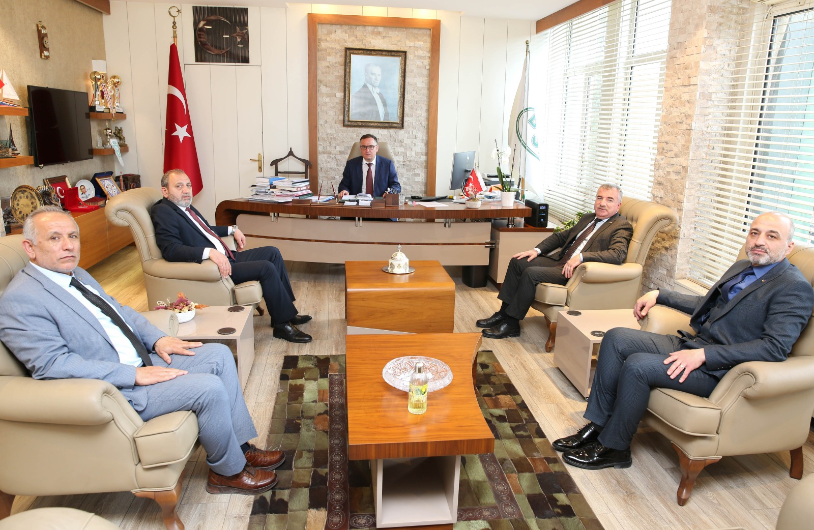 Havza Belediye Başkanı Özdemir’den DSİ 7. Bölge’ye ziyaret
