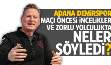 Teknik Direktörümüz Markus Gısdol Yukatel Adana Demirspor A.Ş. Maçı Öncesi Açıklamalarda Bulundu