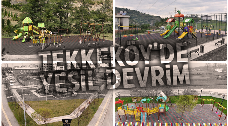 Tekkeköy’de Yeşil Devrim: Başkan Togar, 61 Parkla Çevreyi Renklendiriyor!